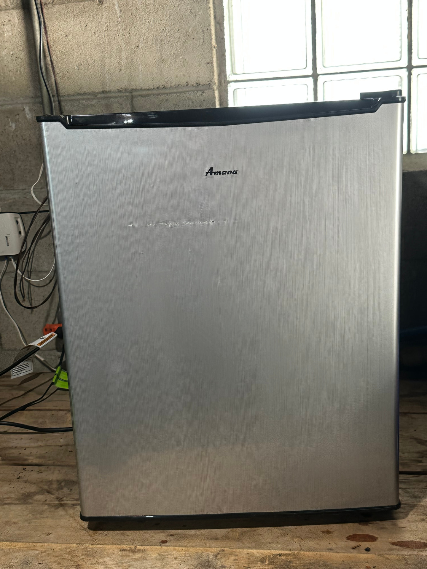 Amana Stainless Steel Mini Fridge