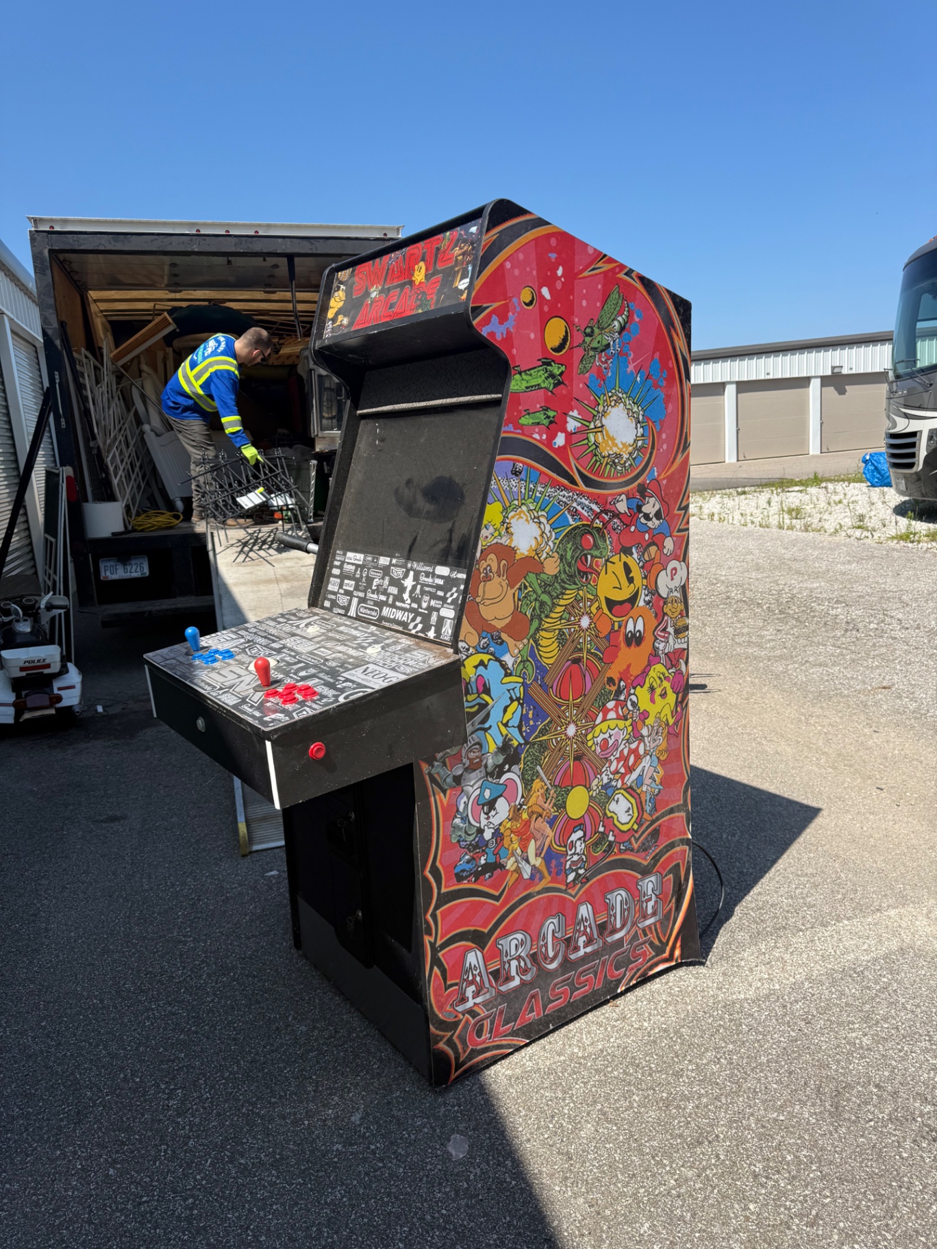 Arcade Classics Multi-Game Upright Arcade Cabinet