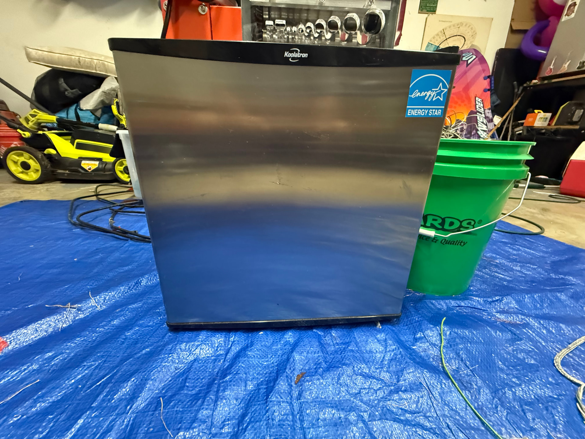 Koolatron Stainless Steel Mini Fridge
