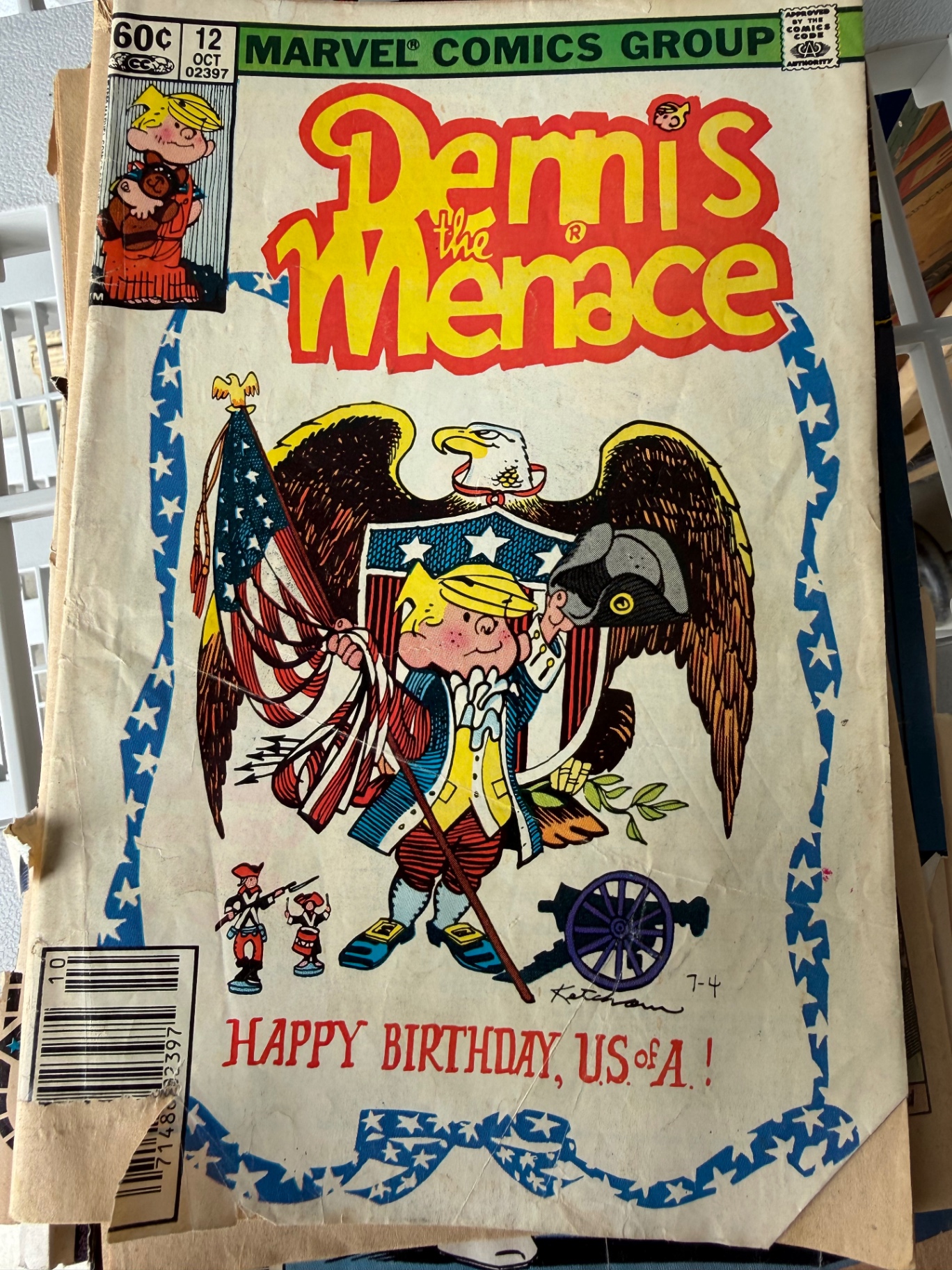 Dennis the Menace #12 — 'Happy Birthday, U.S. of A!' (Oct 1982)