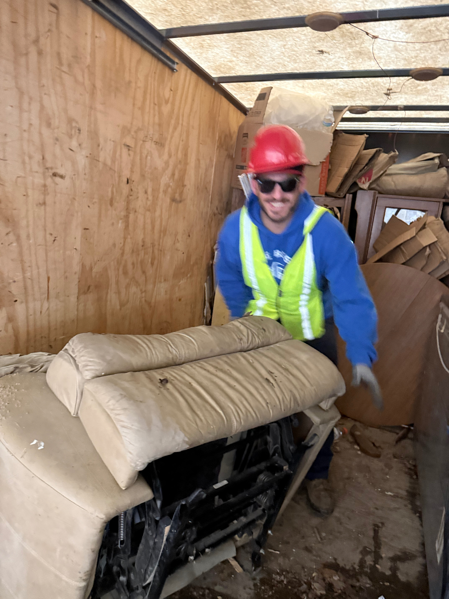 Furniture Removal job by The Best Junk Removal Cleveland