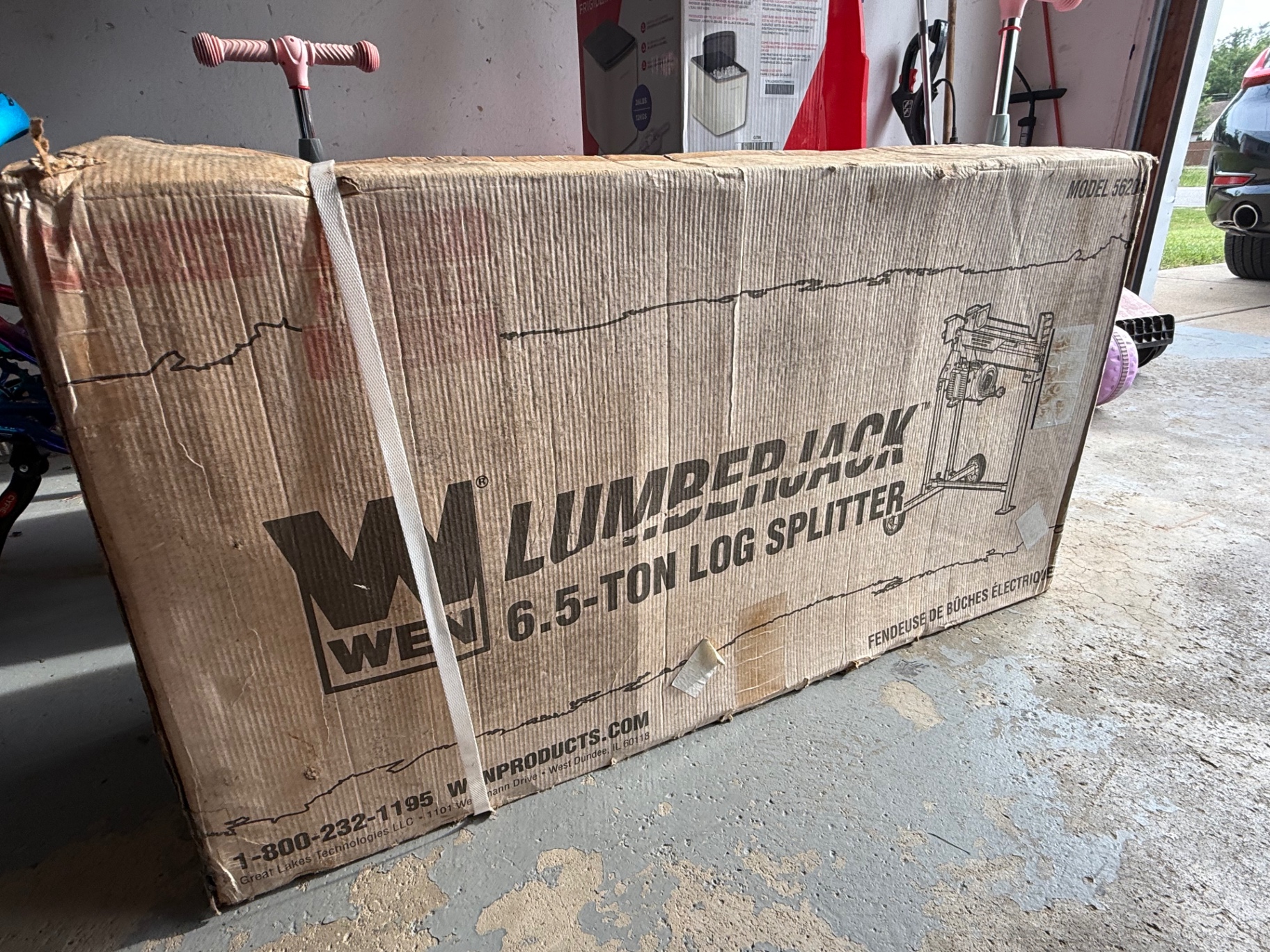 NEW WEN 6.5-Ton Electric Log Splitter